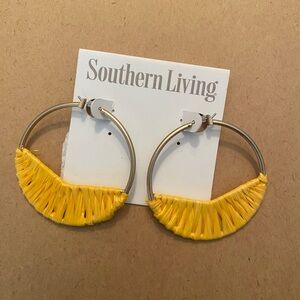 Southern Living Sunburst Yellow Earrings